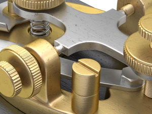 Morse Code Telegraphy Device 3D Model