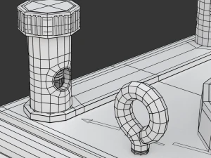 Morse Code Telegraphy Device 3D Model