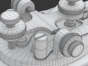 Morse Code Telegraphy Device 3D मॉडल