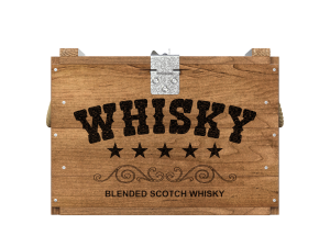 Whisky Wooden Crate 3D मॉडल
