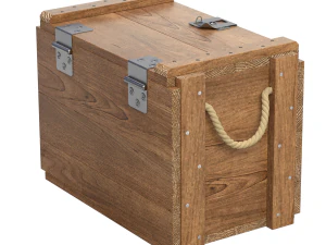 Whisky Wooden Crate 3D Model