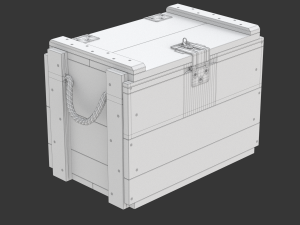 Whisky Wooden Crate 3D मॉडल