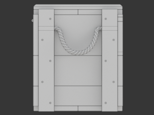 Whisky Wooden Crate 3D मॉडल