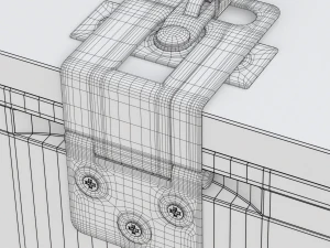 Whisky Wooden Crate 3D Model