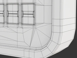 Assento de aeroporto com quadro de informa&ccedil;&otilde;es de voo Modelo 3D