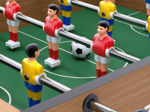 Soccerball Table for Kids Modello 3D