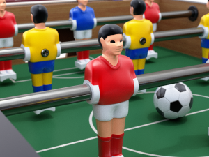 Soccerball Table for Kids Modello 3D
