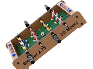 Soccerball Table for Kids Modello 3D