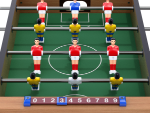 Soccerball Table for Kids Modello 3D