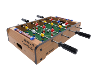 Soccerball Table for Kids Modello 3D