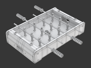 Soccerball Table for Kids Modello 3D