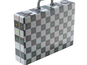 Malet&iacute;n de cuero Modelo 3D