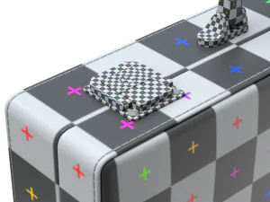 Malet&iacute;n de cuero Modelo 3D