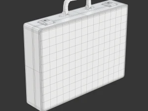 Malet&iacute;n de cuero Modelo 3D