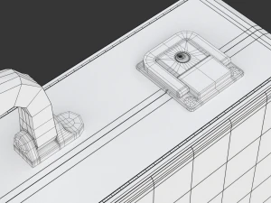 Malet&iacute;n de cuero Modelo 3D