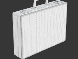 Malet&iacute;n de cuero Modelo 3D