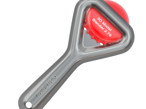 Bottle Opener with Cap 3D 模型