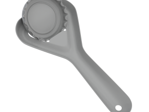 Bottle Opener with Cap 3D 模型