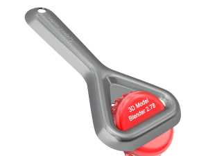 Bottle Opener with Cap 3D 模型