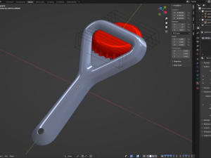 Bottle Opener with Cap 3D 模型