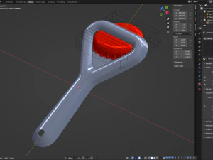 Bottle Opener with Cap 3D Model