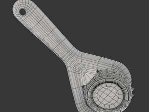 Bottle Opener with Cap 3D 模型