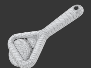 Bottle Opener with Cap 3D 模型