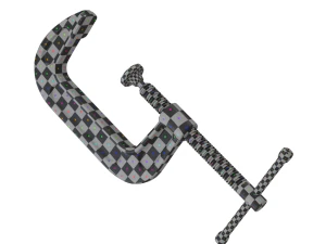 C クランプ 3Dモデル