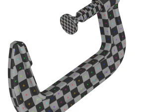 C クランプ 3Dモデル