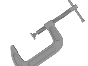 C クランプ 3Dモデル