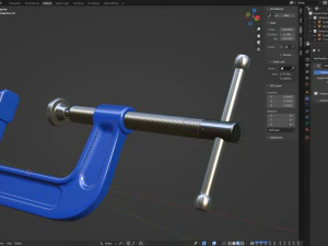 C クランプ 3Dモデル