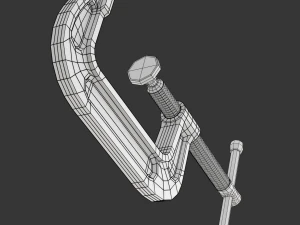 C クランプ 3Dモデル