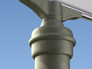 Retro Street Sign 3D Model