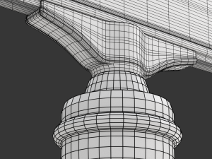 Retro Street Sign 3D Model