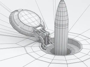 Missile Silo 3D Model