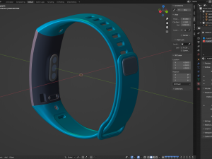 Huawei Band 2 Pro 3D Model