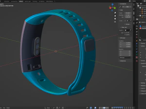 Huawei Band 2 Pro 3D Model