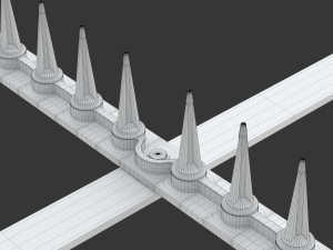 Spike Strip Modelo 3D