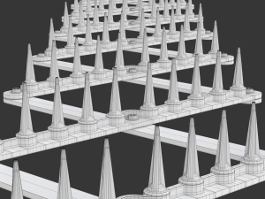 Spike Strip Modelo 3D