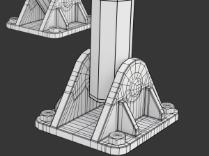 Parking Barrier 3Dモデル
