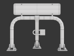 Parking Barrier 3Dモデル