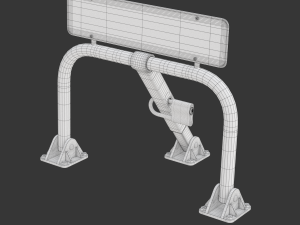 Parking Barrier 3Dモデル