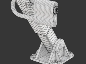 停车栏杆 3D 模型