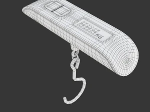 Hanging Luggage Weight Scale 3D Model