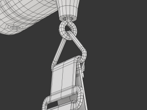Hanging Luggage Weight Scale 3D Model