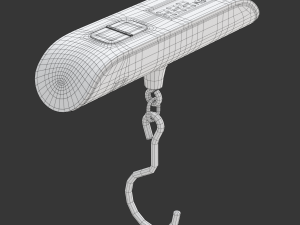 Hanging Luggage Weight Scale 3D Model