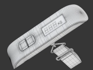 Hanging Luggage Weight Scale 3D Model