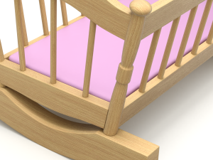 Wooden Cradle 3D Модель