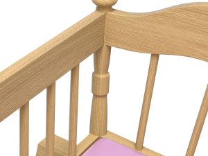 Wooden Cradle 3D Модель