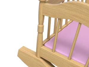 Wooden Cradle 3D Модель